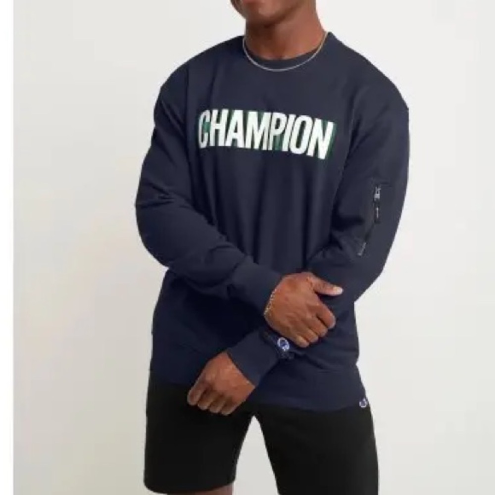 Champion Dark Blue Crewneck